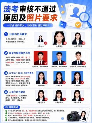 2026法考报名｜证件照避坑指南+材料清单+制作教程
