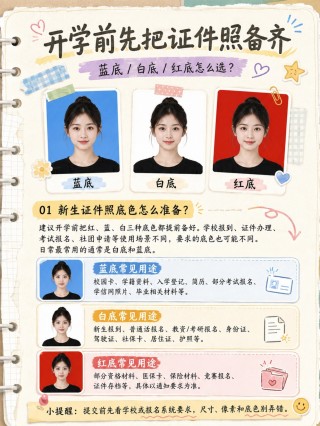 2026大学新生证件照全攻略｜底色选择‑尺寸规格‑拍摄标准‑新生干货建议