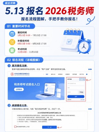 2026税务师5.13正式报名｜超全图解保姆级教程
