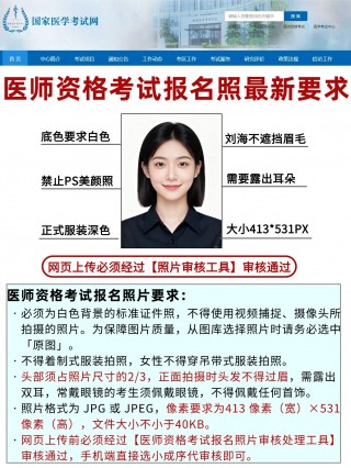 2026医师资格考试报名照要求+制作审核全流程