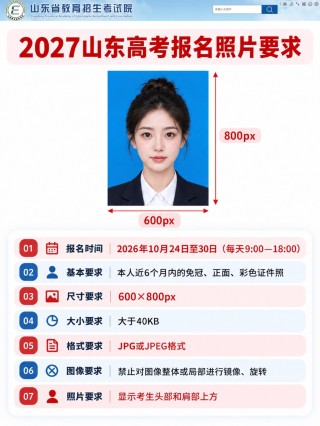 2027山东高考报名照片要求｜上传采集全流程，拍点点证件照小程序一键制作，支持人工代审