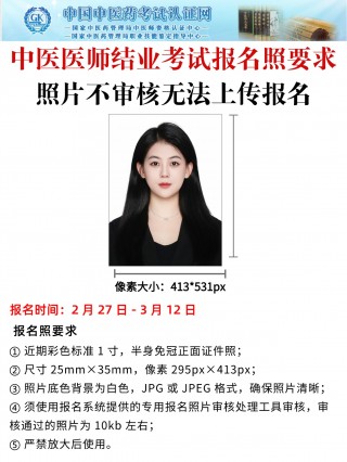 中医医师结业考试报名全攻略｜照片要求+制作+报名流程