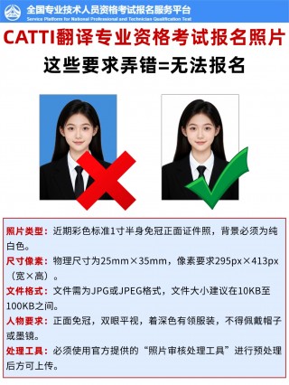 2026CATTI报名照片要求+制作+备考全攻略