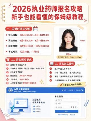 2026执业药师报名保姆级完整教程｜新手从零报考全攻略