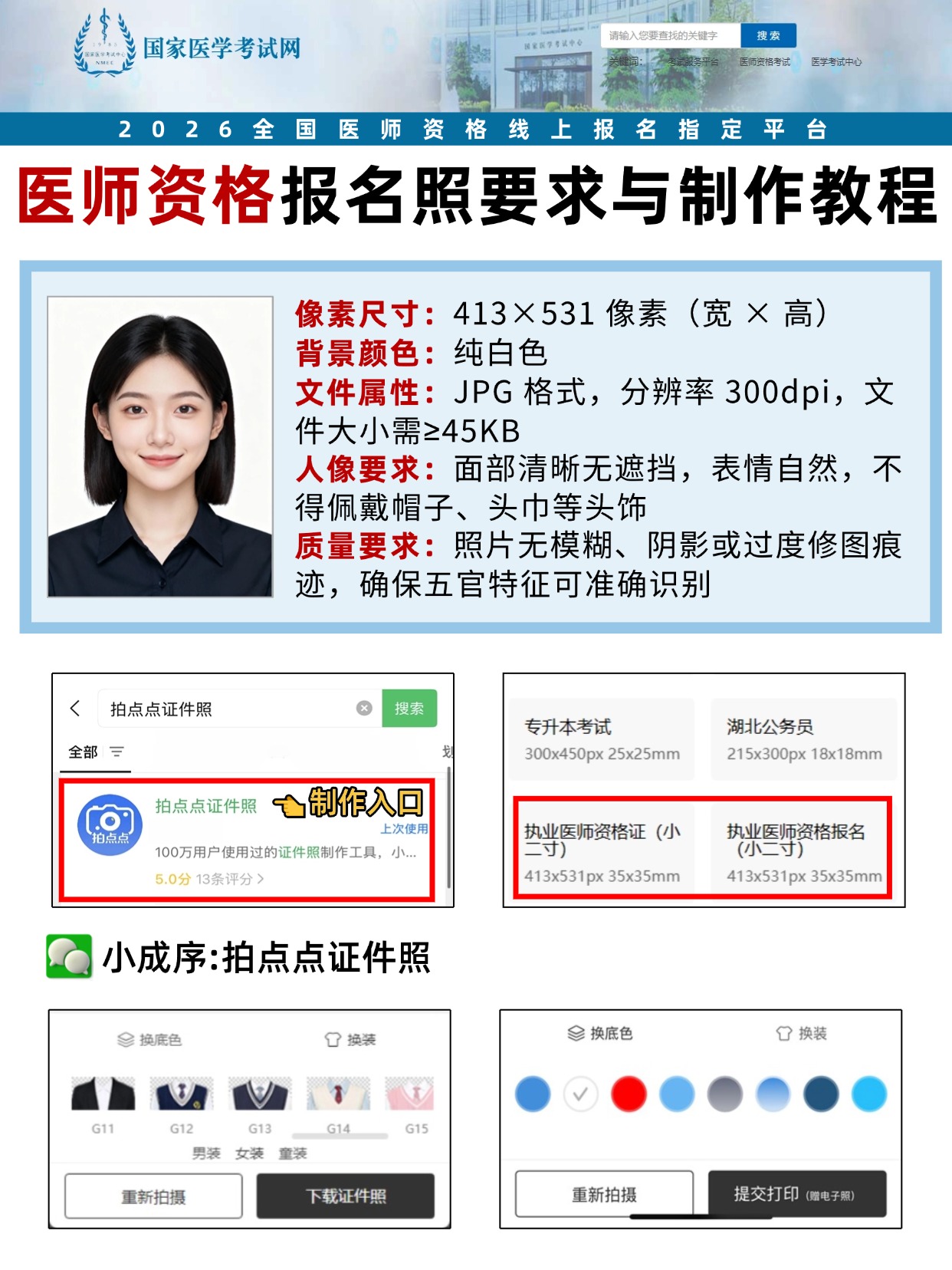 2026医师资格考试报名全攻略｜资料+照片一次性搞定