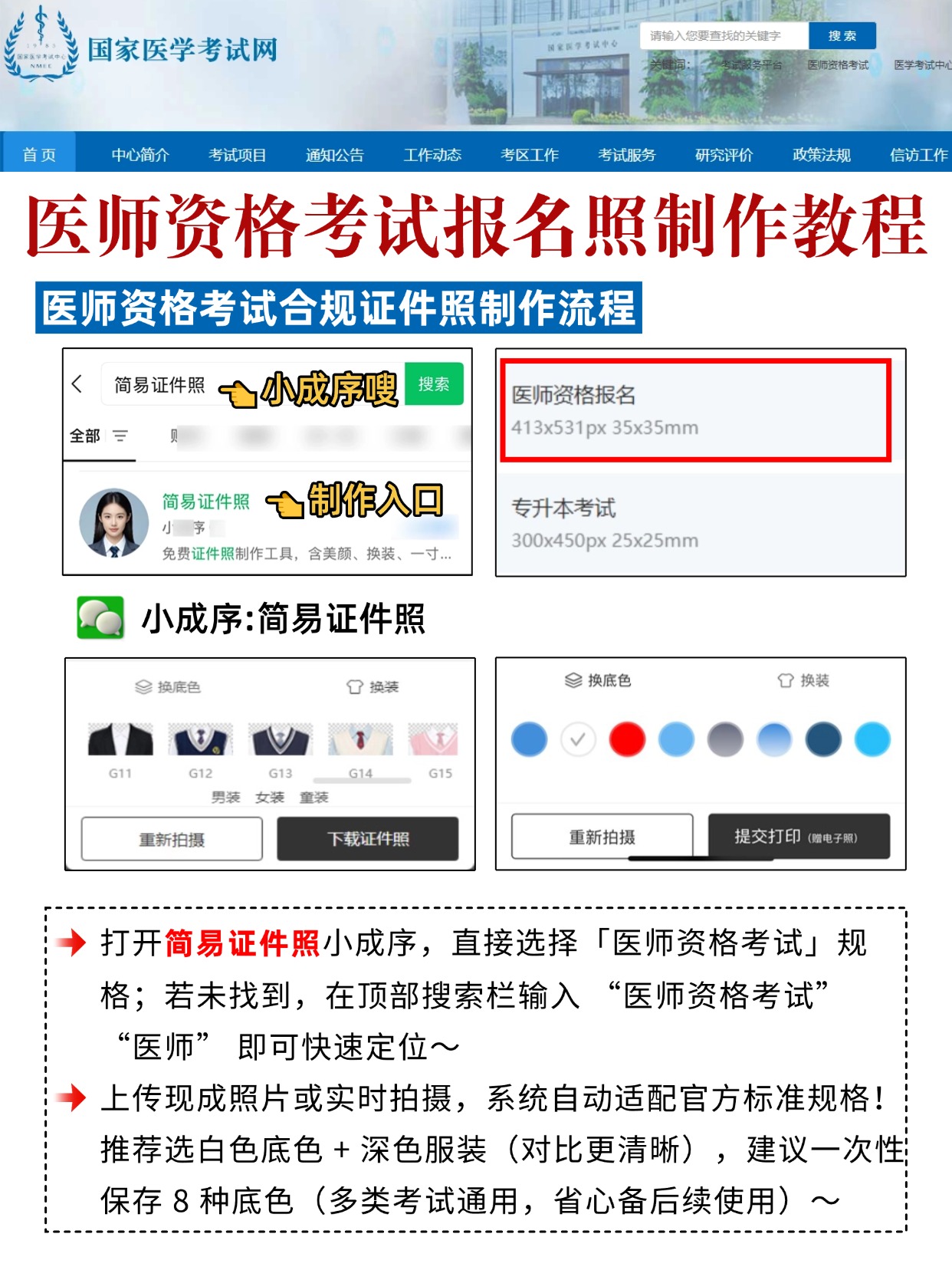 2026医师资格考试报名全攻略｜流程+照片+资料一步到位