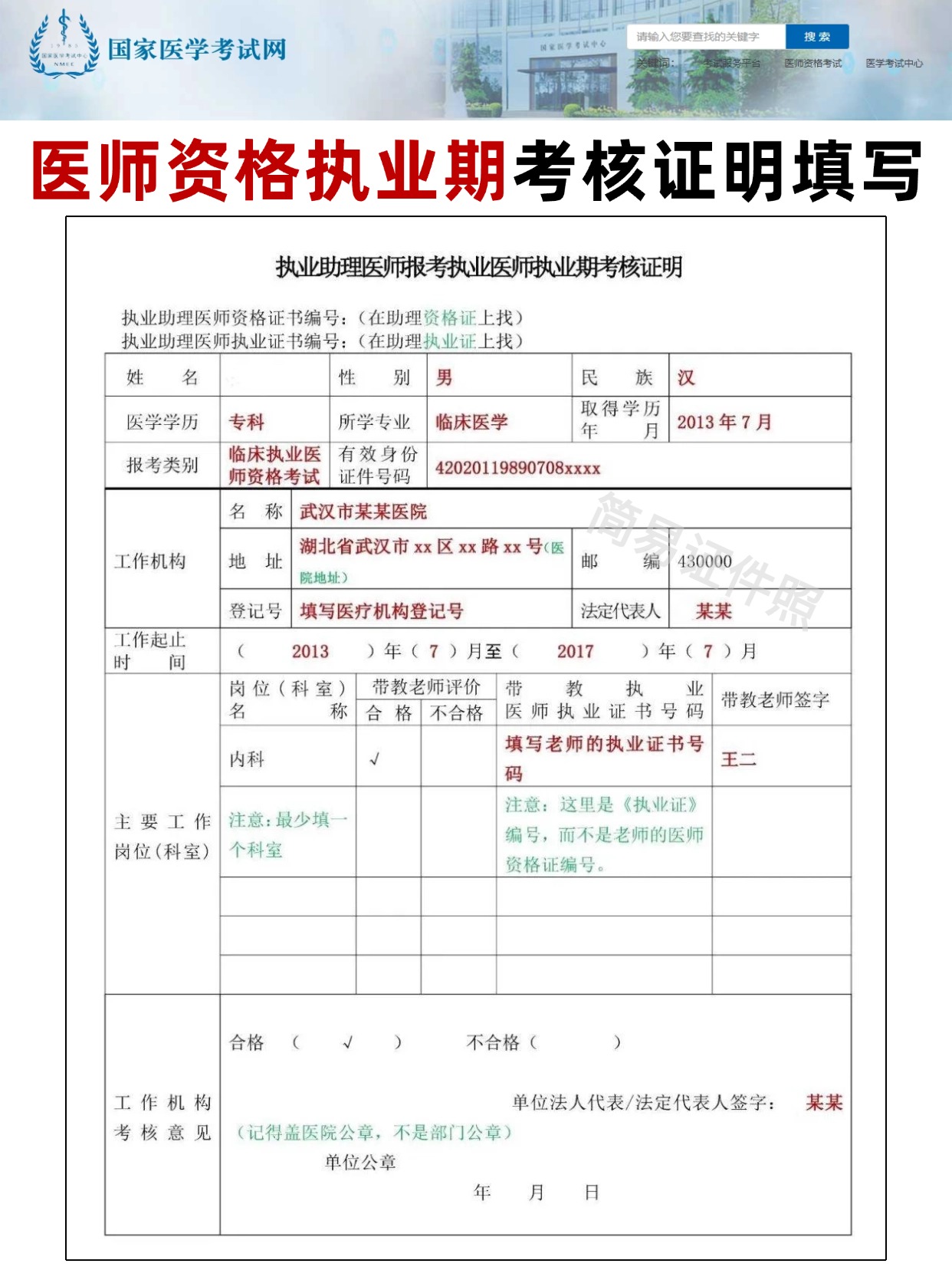 2026医师资格考试报名照要求+调整流程+审核技巧