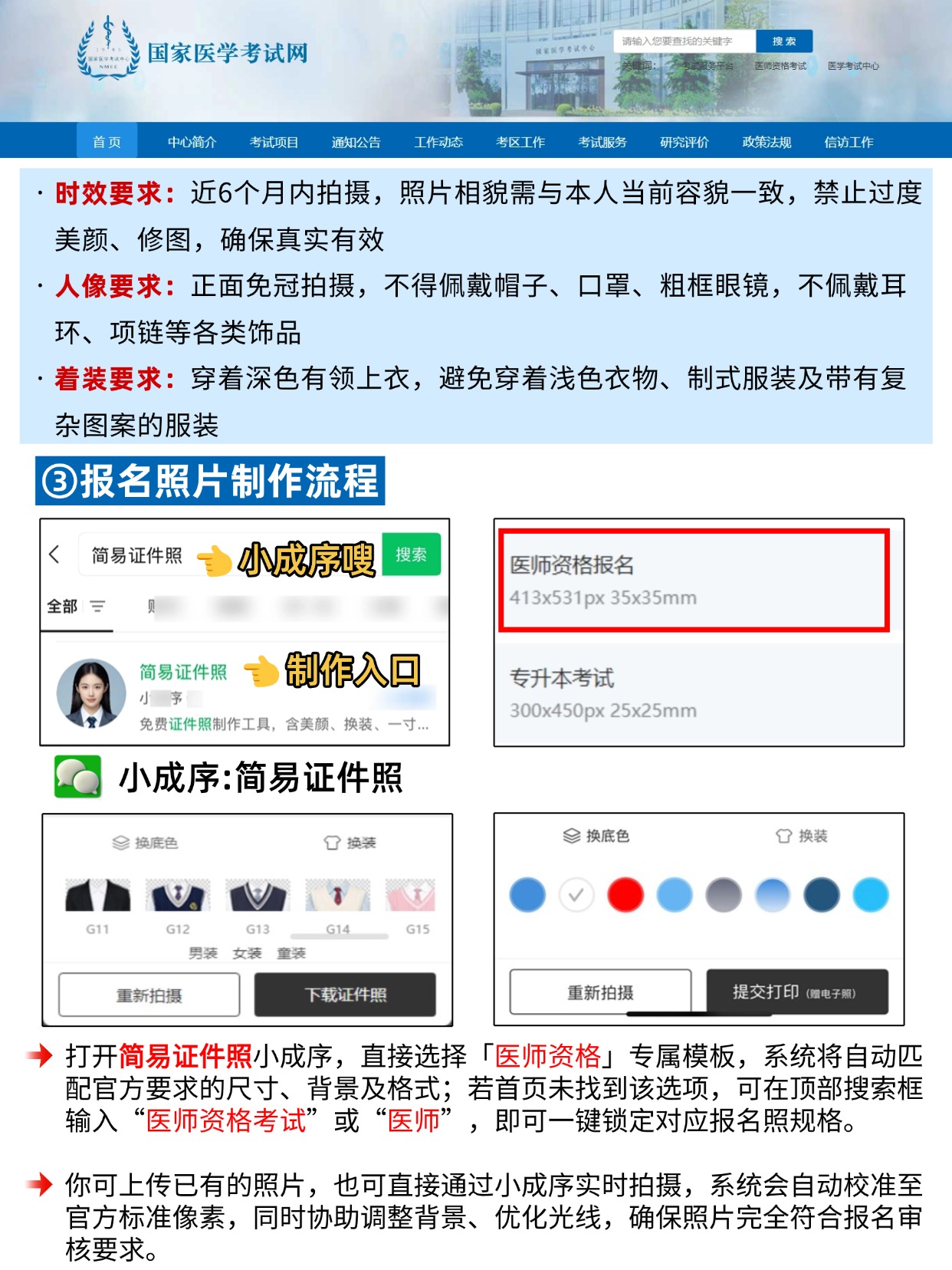 2026医师资格报名保姆级攻略 照片审核一次过