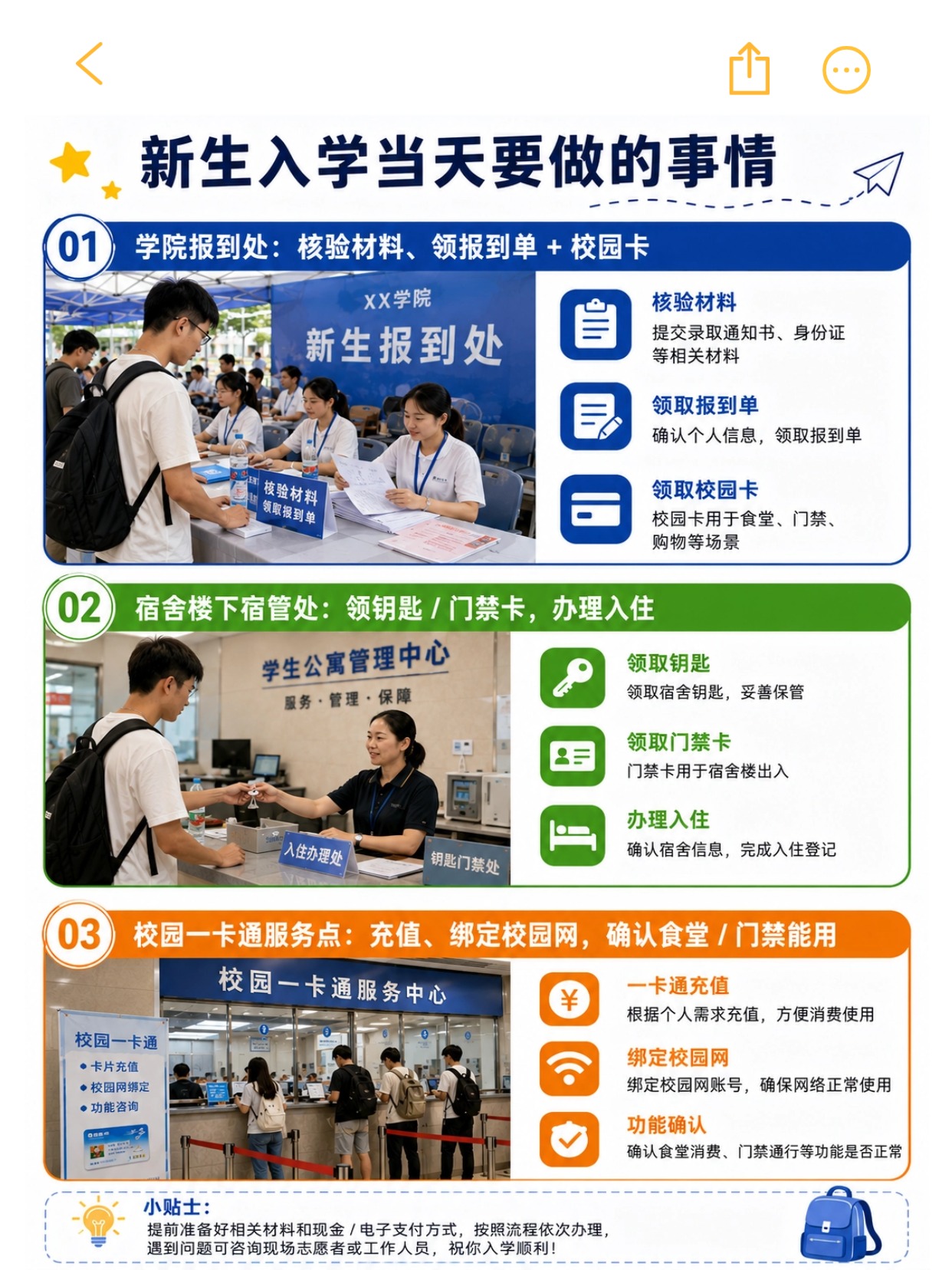 2026大一新生入学超全攻略｜清单+证件照+报到流程