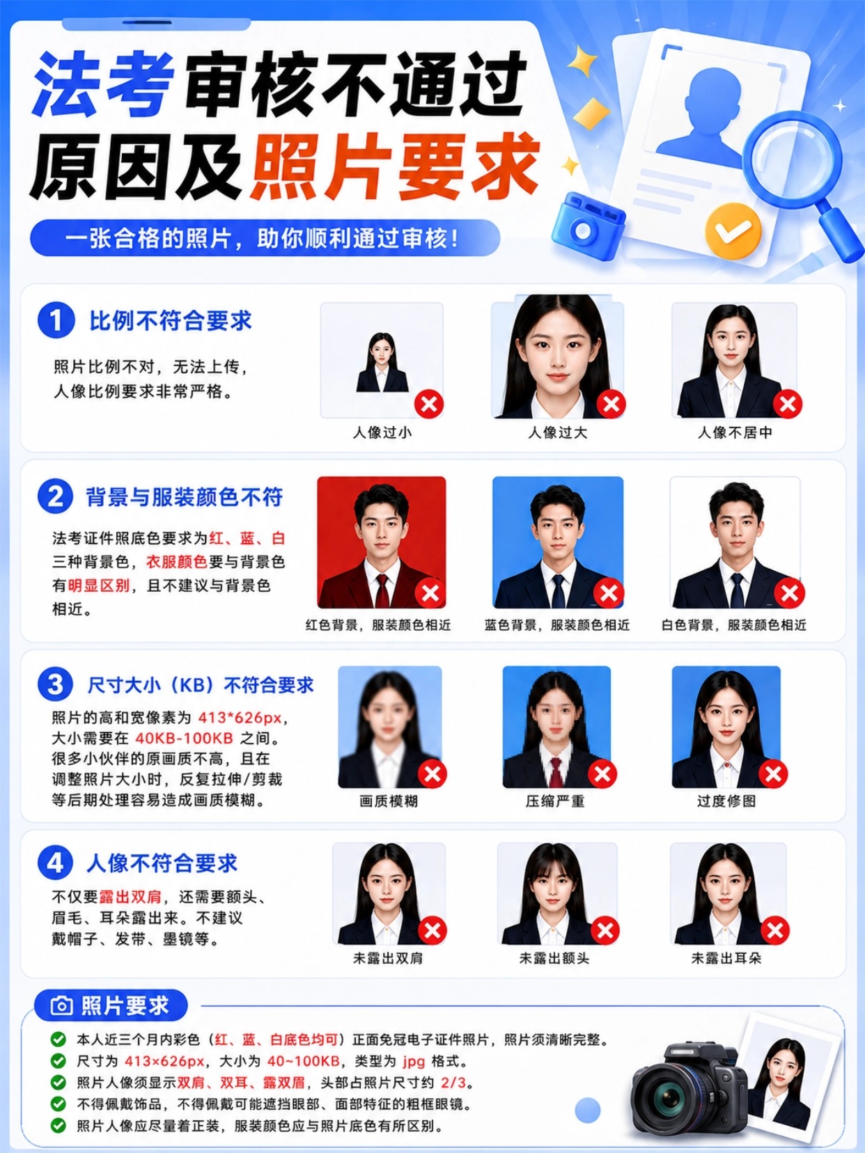 2026法考报名｜证件照避坑指南+材料清单+制作教程
