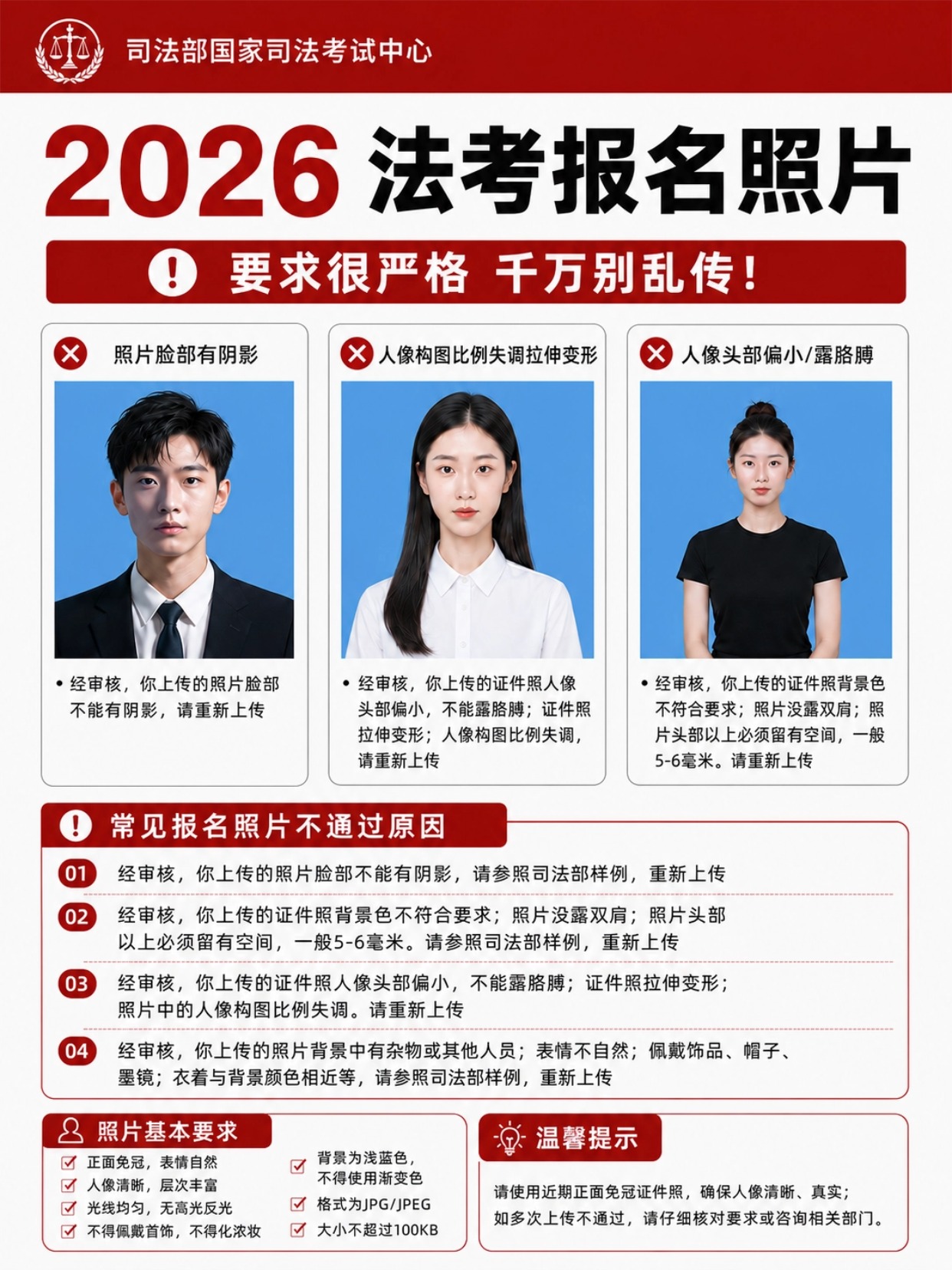 2026法考报名证件照｜避坑指南+官方要求+制作教程