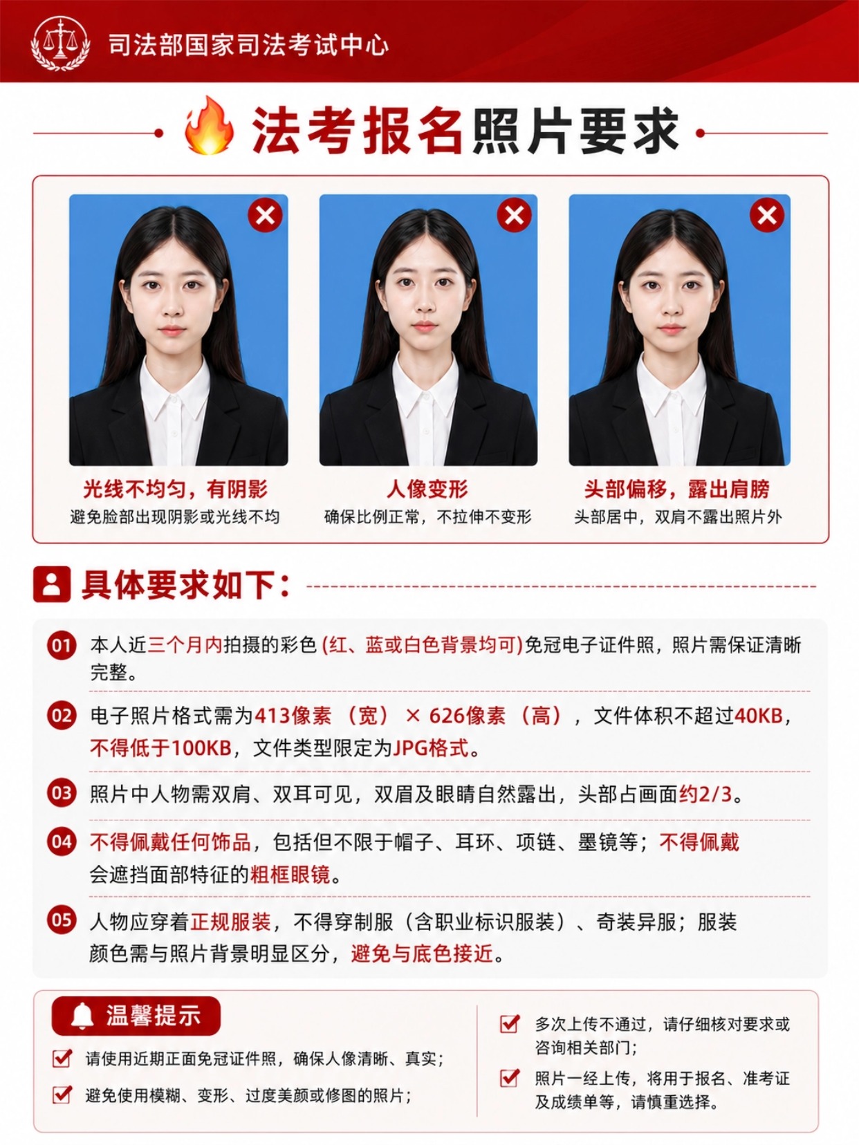 2026法考报名证件照｜避坑指南+官方要求+制作教程
