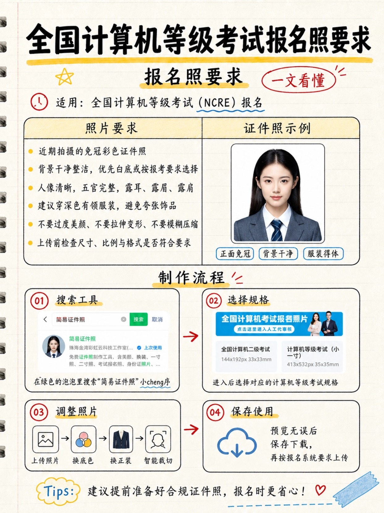 2026年9月计算机等级考试全攻略|各省报名时间+证件照规范+高频考点+分值分布