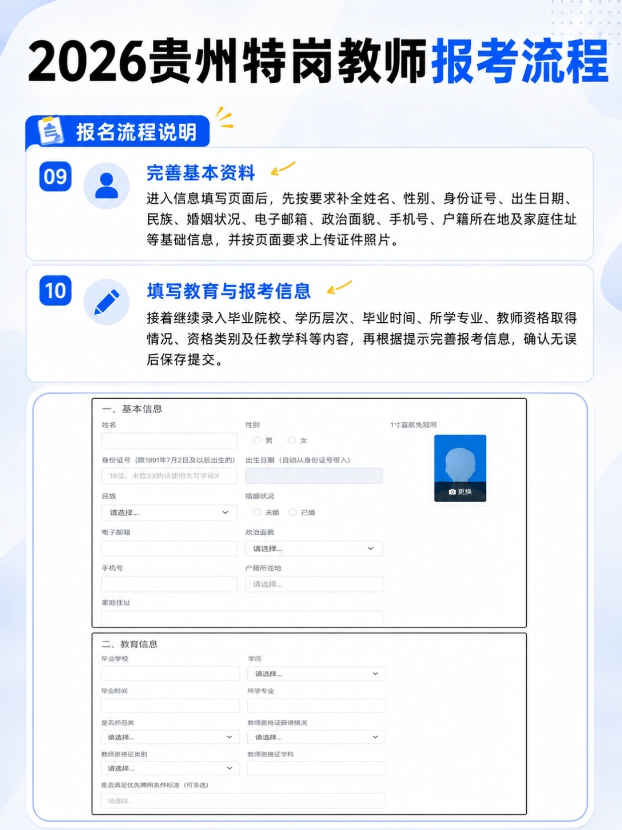 2026贵州特岗教师完整报考保姆级流程