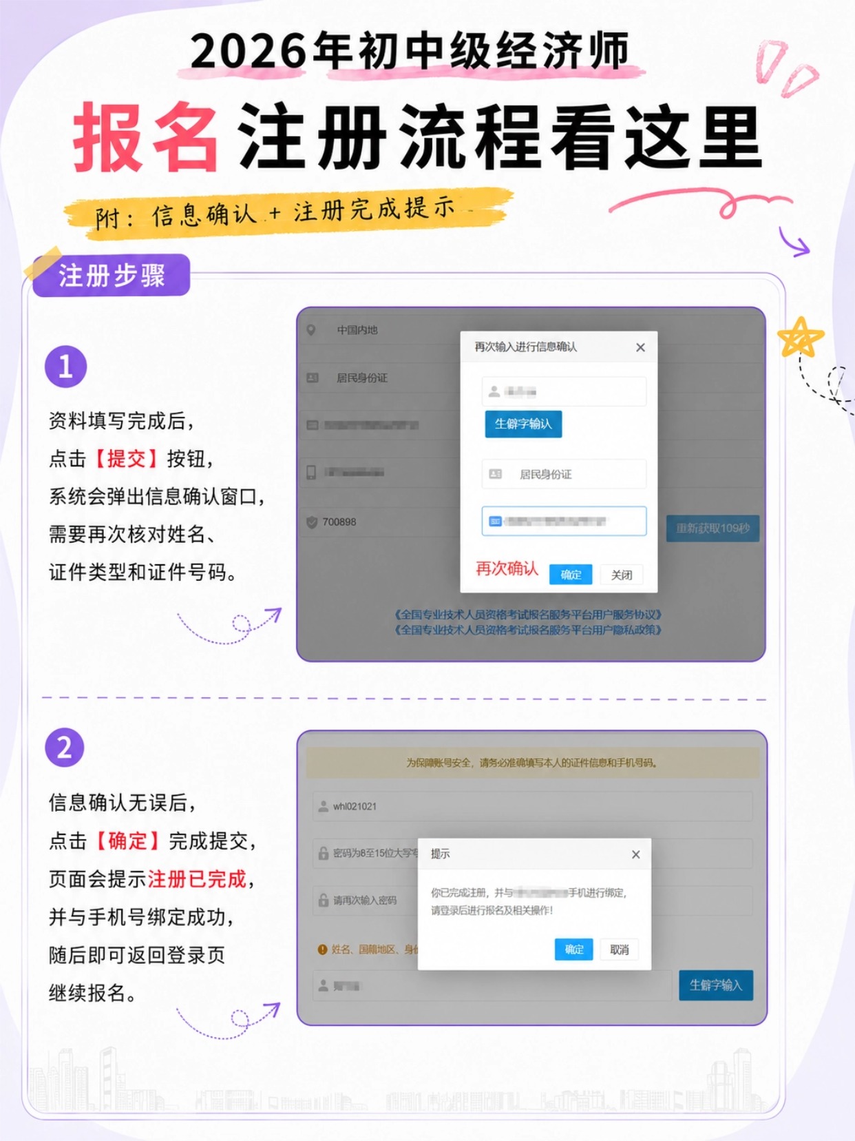 2026年初中级经济师|完整报名流程指南|时间节点+证件照规范+9步报名教程