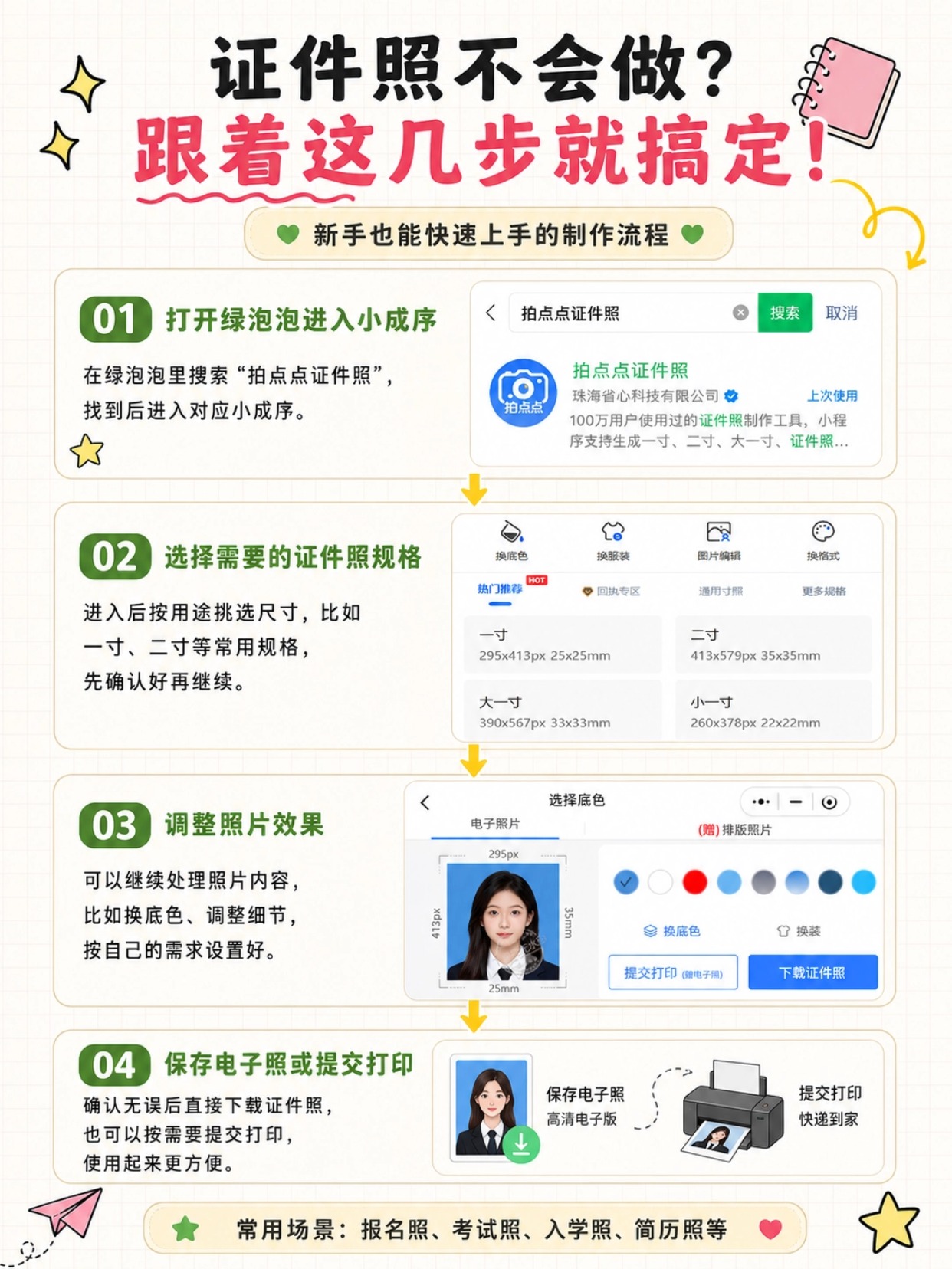2026准大一新生报到需要带什么？入学材料、开学清单和证件照制作教程