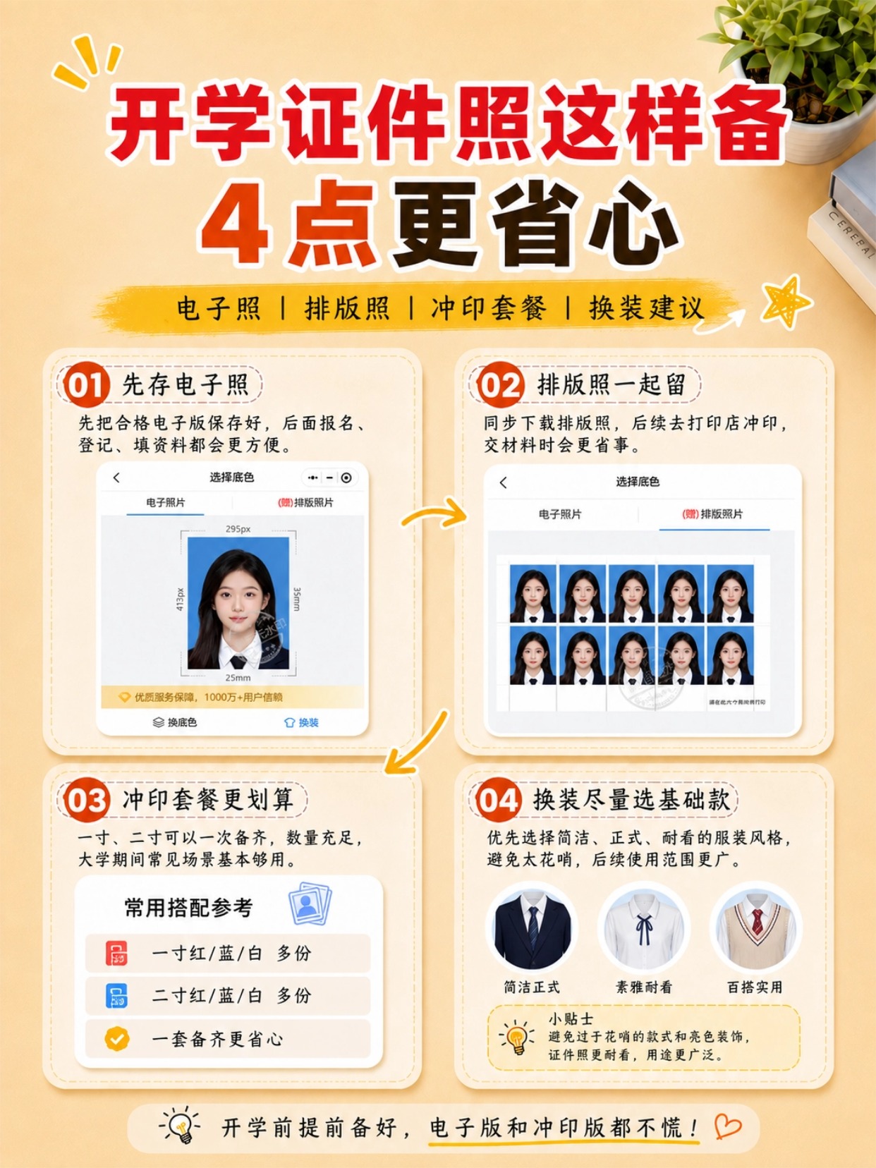 2026大一新生报到需要带什么？入学材料清单、证件照制作和大学考证规划一次看懂