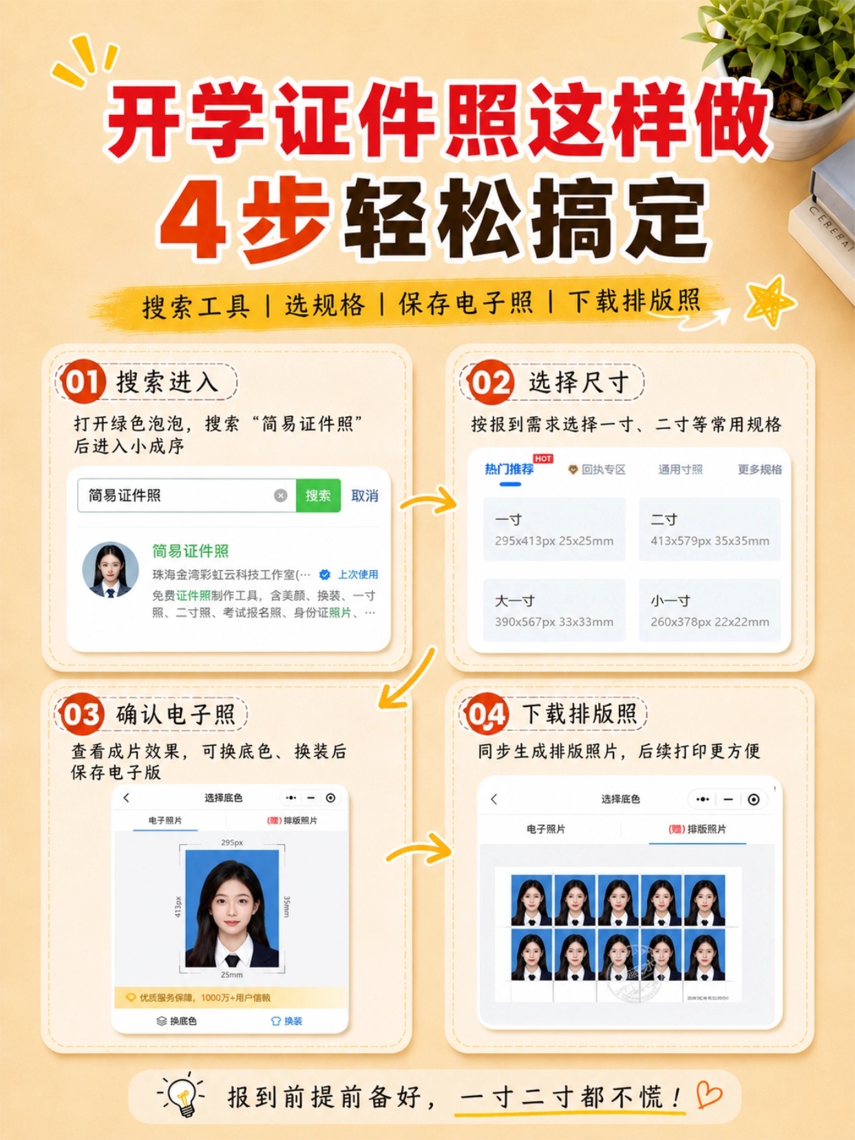 2026大一新生报到需要带什么？入学材料清单、证件照制作和大学考证规划一次看懂