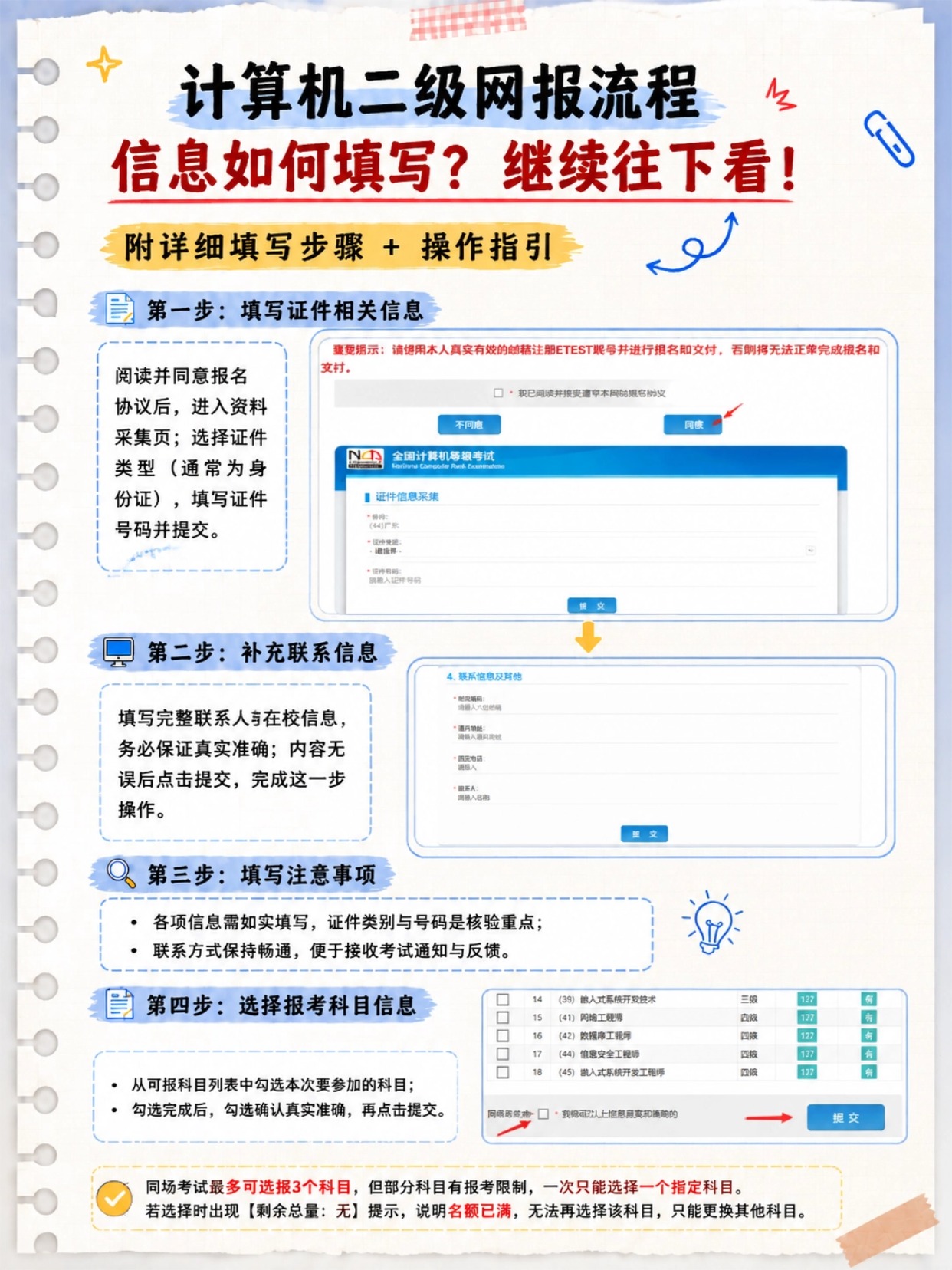全国计算机二级报名全攻略|报名时间、证件照制作、完整网报步骤