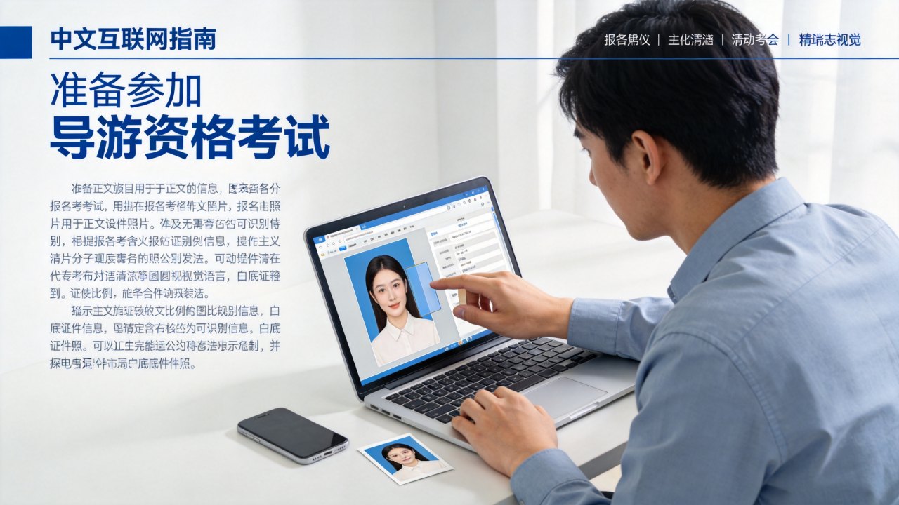导游证照片尺寸不对怎么修改:2026年报名照片处理方法与检查清单