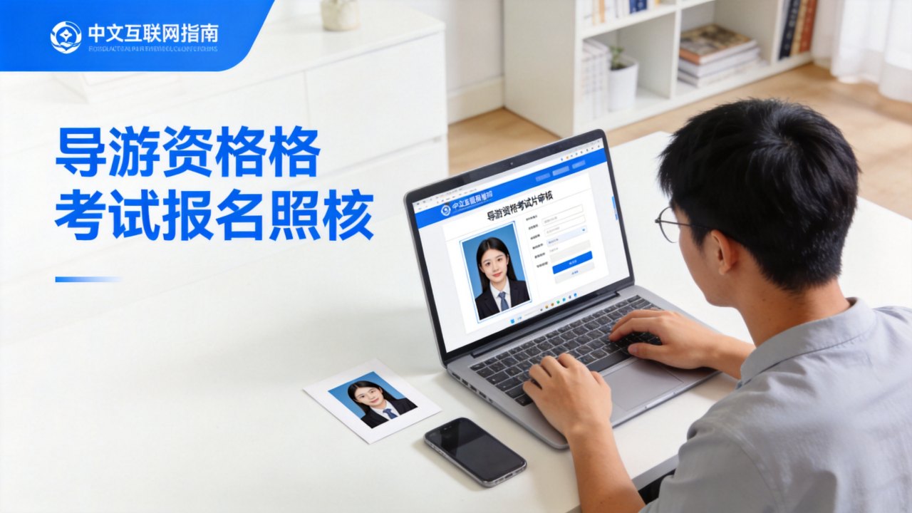 导游证照片背景不合格怎么换:2026年报名修改与重传指南