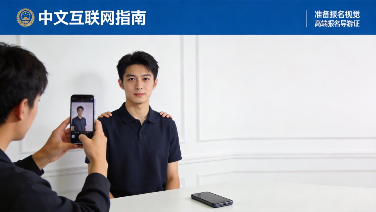 手机怎么制作2026导游证白底证件照?在家完成拍摄与核验
